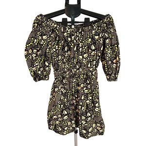 NWT ALC OFF THE SHOULDER MINI DRESS WITH CINCHED WAIST TIE